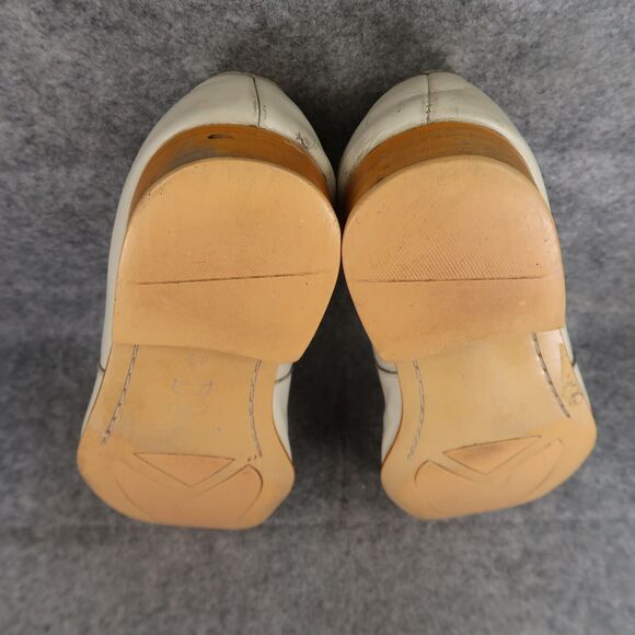 San Meldini Shoes Mens 43 Loafers Slip On Snip Toe Moc Leather Italian Classic - Picture 13 of 16